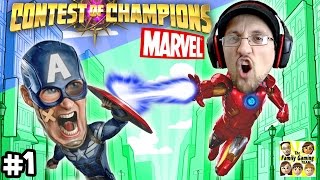 CONTEST of CHAMPIONS 1 Duddy vs Captain Surrender Marvel Super Heroes Fun FGTEEV iPad Gameplay [upl. by Aldos]