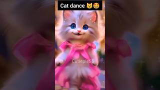 Cat dance cat cute dance funny love trending shorts [upl. by Josler677]