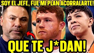 DE LA HOYA EXPL0TA CONTRA CANELO y LO OBLIGO A TRAGARSE SU EGO quotLO ACORRALAMOS NO TENIA OPCIONESquot [upl. by Launame]