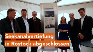 Seekanalvertiefung in Rostock abgeschlossen [upl. by Truk]