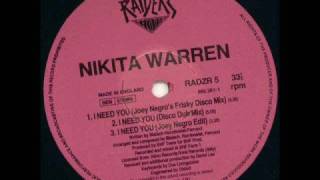 Nikita Warren  I Need You Joey Negros Frisky Disco Mix [upl. by Branch249]