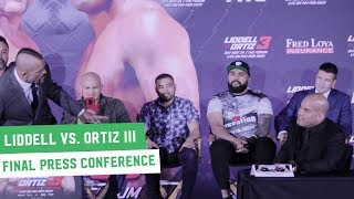 Liddell vs Ortiz 3 Press Conference Highlights  MMA Fighting [upl. by Surtemed]