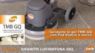 Lucidare il GRANITO con monospazzola levigatrice orbitale CM  TOR 43 [upl. by Yvonner358]