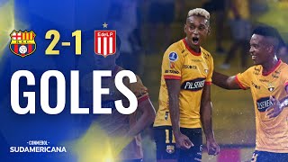 GOLES DE BARCELONA vs ESTUDIANTES DE LA PLATA  PLAYOFF  CONMEBOL SUDAMERICANA 2023 [upl. by Llennehc]