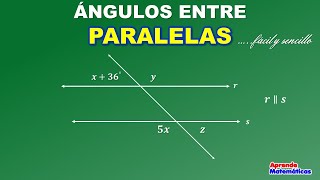 ÁNGULOS ENTRE RECTAS PARALELAS Sesión 2 [upl. by Nawad793]