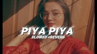 Piya Piya Lofi Bhojpuri Song  SlowedReverb Song And Music Bollywood And Bhojpuri Song And Music [upl. by Nelrac]