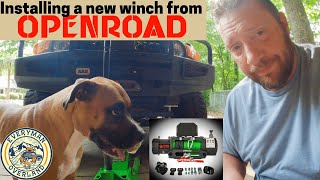 Installing an Openroad 4x4 13000 lb winch in my FJ Cruiser [upl. by Salena]