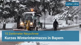 Kurzes Winterintermezzo☃ in Bayern [upl. by Malita]