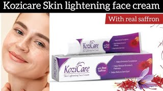 Kozicare Cream Review  दाग धब्बे को साफ करके चेहरा को गोरा करता है । Best Skin Whitening Cream [upl. by Lasorella]