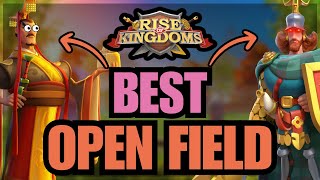 UPDATED BEST Open Field Commander TierList Who is the META Rise of Kingdoms [upl. by Markos]