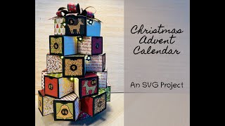 Advent Calendar  An SVG Project  Tutorial [upl. by Ahcsat]