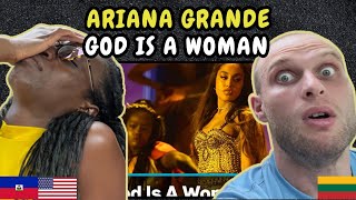 REACTION TO Ariana Grande  God Is A Woman Live at MTV VMA 2018  FIRST TIME WATCHING [upl. by Faustina]