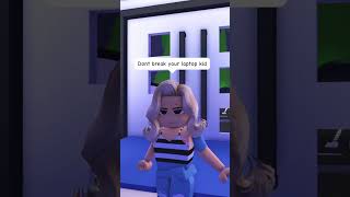 When Youngest Sibling tries to RUN AWAY🤣😏 adoptme roblox robloxshorts [upl. by Goda]