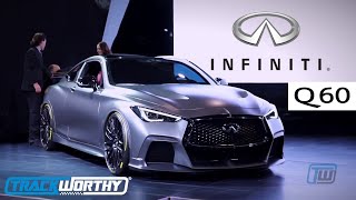 Infiniti Q60 Project Black S and Project 9 Unveiling [upl. by Nahama]