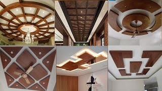 Beautiful Wood Decorate Vintage Ceiling Large Living Room  Extremely Ingenious Skills  ceilings [upl. by Hinson]