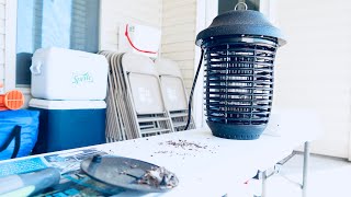 REVIEW Kapas Electric Insect Zapper 40W Outdoor Bug Killer Mosquitoes Flies Gnats Pests Insects [upl. by Quinlan177]