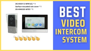 Best Video intercom System  HIKVISION DS KIS603 PC Multi language Video intercom KIT Review [upl. by Hnah]