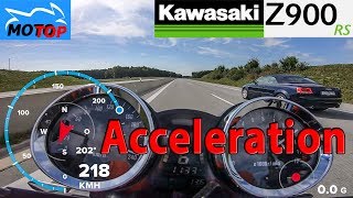 Kawasaki Z900RS  ACCELERATION  GPS measured [upl. by Sil]