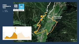 Stubai Ultratrail 2025  Flyover  Stubai Sunnenseitn Trail [upl. by Luby]