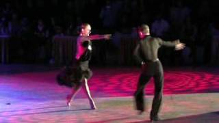 Kiev Dance Festival 2010 Roman DrobotovHarchenko Viktoriya Chacha [upl. by Assile]