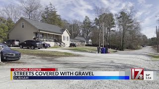 Durham streets covered with gravel [upl. by Avery199]