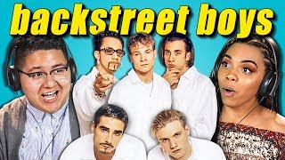 TEENS REACT TO BACKSTREET BOYS 90s Boy Band [upl. by Nojad]