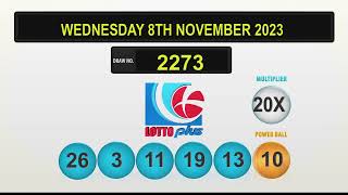 Nlcb Lotto Plus Draw Results Wednesday 8th November 2023 [upl. by Altis]