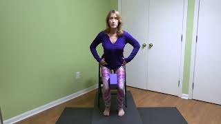 Osteoporosis Exercises How to Get up Safely from a Chair [upl. by Lennej]