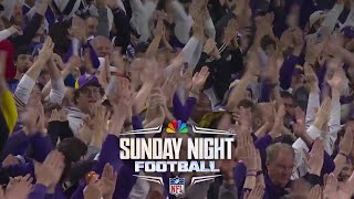 Minnesota Vikings’ ‘skol’ chant energizes US Bank Stadium ahead of SNF  SNF  NFL on NBC [upl. by Ramyaj]