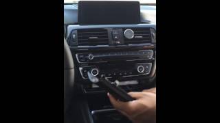 BMW F30F31F32F36F80F82F83 Radio removal part 1 [upl. by Leibrag635]