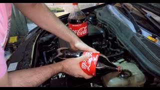 Motor Suyuna ANTİFİRİZ Yerine Coca Cola Döktük D  Sonuç HÜSRAN Radyatör PATLADI Yaparım Dedim [upl. by Annwahs873]