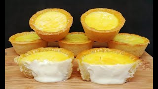 Halfbaked molten cheese tart crisp tart shell pairs with smooth and subtly sweet molten filling [upl. by Fortunato]