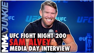 Sam Alvey on opponent weight change Id fight Ngannou if they needed  UFCVegas47 [upl. by Vandervelde]