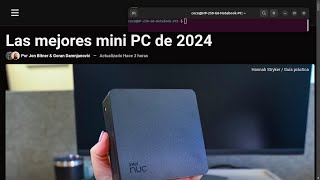 Las mejores mini PC de 2024 [upl. by Aneeras]