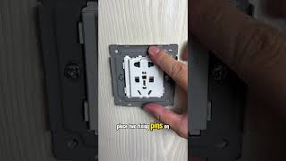 Wow this is how a replacement fixing pin for outlets works electrician electriciantools [upl. by Noid]