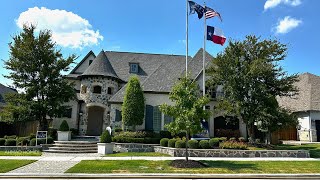 Edgestone at Legacy Frisco TX  Shaddock Homes Bryan 6410 Plan  4800 SQFT Luxury Home [upl. by Anavoj]