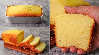 Basic Plain amp Soft Vanilla Sponge Cake Recipe Without Oven  Yummy [upl. by Miharbi]