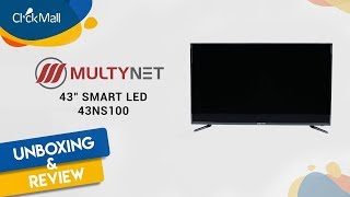 Multynet 43 inches SMART LED 43NS100 [upl. by Nnek907]