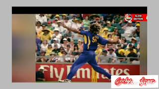 Malinga bowling action  slow motion [upl. by Eendys295]