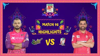 Match 16  Highlights  Sylhet Strikers vs Fortune Barishal [upl. by Reve284]