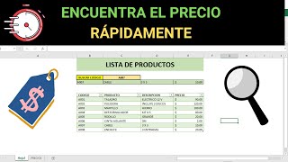 COMO HACER UNA LISTA DE PRECIOS CON BUSCADOR EN EXCEL PARA TU NEGOCIO [upl. by Doyle687]