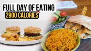 Full Day of Eating 2900 Calories Bulk Protein and Calories explained [upl. by Leupold777]