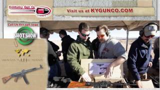 SHOT Show 2012  ATI STG44 22LR Review [upl. by Assirolc428]