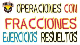 operaciones con fracciones  propiedades y ejemplos [upl. by Bergman]