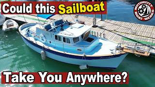 Could this Sailboat take you anywhere  FULL TOUR  Fales Navigator 32 Ep97 [upl. by Danyette]