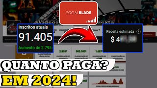 QUANTO GANHA UM CANAL COM 100 MIL INSCRITOS EM 2024 [upl. by Aicrop]