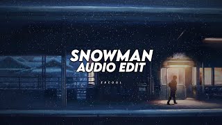 snowman  sia「 edit audio 」 [upl. by Notlit644]