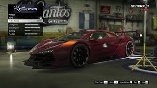 GTA V How to Customize Pegassi Zentorno Like Lamborghini Sesto Elemento Supercar [upl. by Redman]