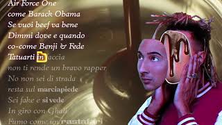 Ghali  Cacao feat Dylan Lyrics Video [upl. by Anay]