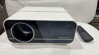 DBPOWER Projector 4K C16 Is A Great Projector with Real Effect [upl. by Ulphia]